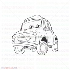 Luigi Car Cars 049 svg dxf eps pdf png