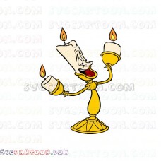 Lumiere 1 Beauty and the Beast svg dxf eps pdf png