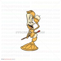 Lumiere Cogsworth Fifi Beauty And The Beast 019 svg dxf eps pdf png