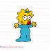 Maggie Simpson The Simpsons svg dxf eps pdf png