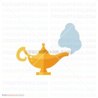 Magic Lamp Aladdin 010 svg dxf eps pdf png