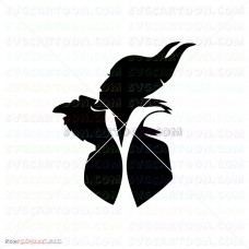 Maleficent Silhouette 009 svg dxf eps pdf png