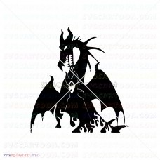 Maleficent Silhouette 012 svg dxf eps pdf png