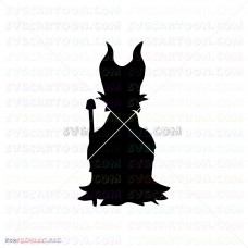 Maleficent Silhouette 016 svg dxf eps pdf png
