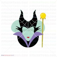 Maleficent Silhouette 026 svg dxf eps pdf png