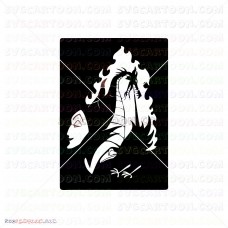 Maleficent Silhouette 027 svg dxf eps pdf png