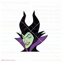 Maleficent Silhouette 028 svg dxf eps pdf png