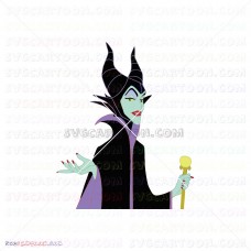 Maleficent Silhouette 029 svg dxf eps pdf png
