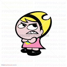 Mandy Grim Adventures of Billy and Mandy 0006 svg dxf eps pdf png