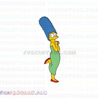 Marge Simpson The Simpsons svg dxf eps pdf png