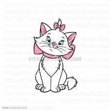 Marie The Aristocats 020 svg dxf eps pdf png