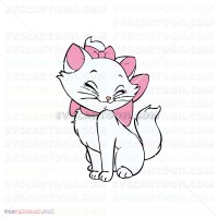 Marie The Aristocats 022 svg dxf eps pdf png