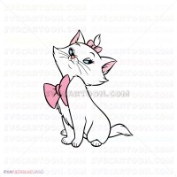 Marie The Aristocats 023 svg dxf eps pdf png
