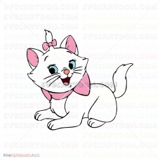 Marie The Aristocats 025 svg dxf eps pdf png