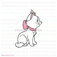 Marie from the side The Aristocats 009 svg dxf eps pdf png