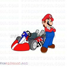 Mario Kart svg dxf eps pdf png