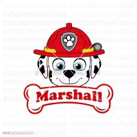 Marshall Paw Patrol 017 svg dxf eps pdf png