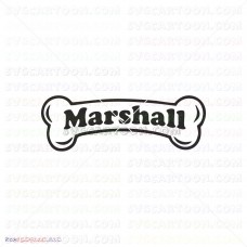 Marshall Paw Patrol 018 svg dxf eps pdf png