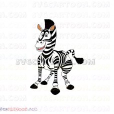 Marty Zebra Madagascar svg dxf eps pdf png