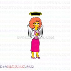 Maude Flanders The Simpsons svg dxf eps pdf png