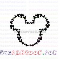 Mickey 100 Mickey Mouse svg dxf eps pdf png