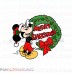 Mickey Mouse christmas Holding Wreath svg dxf eps pdf png