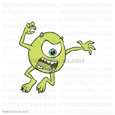Mike Wazowski Monsters Inc 002 svg dxf eps pdf png