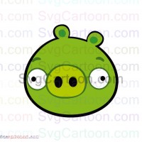 Minion Pig Face Angry Birds 2 svg dxf eps pdf png