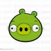 Minion Pig Face Angry Birds 2 svg dxf eps pdf png