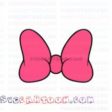 Minnie Bow Mickey Mouse svg dxf eps pdf png