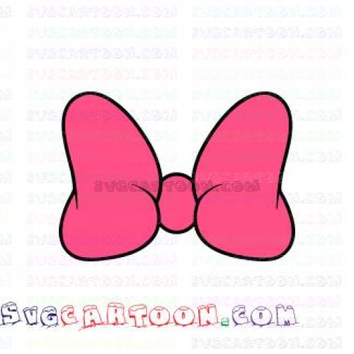Minnie Bow Mickey Mouse Svg Dxf Eps Pdf Png