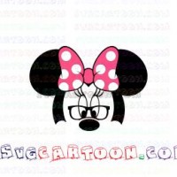 Minnie Glasses Mickey Mouse svg dxf eps pdf png