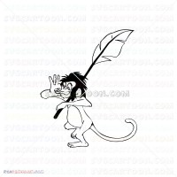 Monkey The Jungle Book 024 svg dxf eps pdf png
