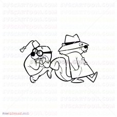 Morocco Mole and Secret Squirrel 06 svg dxf eps pdf png