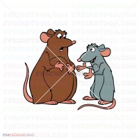 Mouse Remy And Emile Ratatouille 013 svg dxf eps pdf png