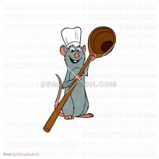 Mouse Remy Ratatouille 016 svg dxf eps pdf png