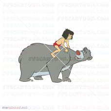 Mowgli And Baloo Jungle Book 026 svg dxf eps pdf png