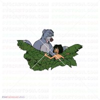 Mowgli And Baloo The Jungle Book 039 svg dxf eps pdf png