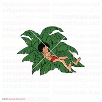 Mowgli Silhouette The Jungle Book 050 svg dxf eps pdf png