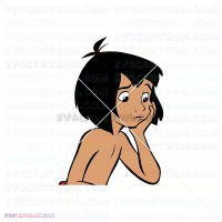 Mowgli The Jungle Book 052 svg dxf eps pdf png