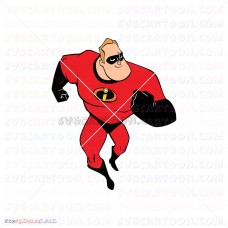 Mr Incredible The Incredibles 009 svg dxf eps pdf png