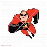Mr Incredible The Incredibles 011 svg dxf eps pdf png