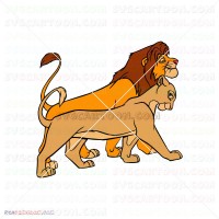 Mufasa And Sarabi Simba The Lion King 5 svg dxf eps pdf png