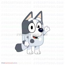 Muffin Bluey friends svg dxf eps pdf png