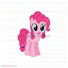 My Little Pony Pinkie Pie pink 003 svg dxf eps pdf png