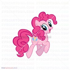 My Little Pony Pinkie Pie pink dancing svg dxf eps pdf png