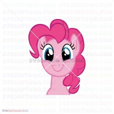 My Little Pony Pinkie Pie pink face 001 svg dxf eps pdf png