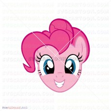 My Little Pony Pinkie Pie pink face 002 svg dxf eps pdf png