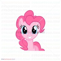 My Little Pony Pinkie Pie pink face 003 svg dxf eps pdf png