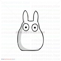 My Neighbor Totoro 019 svg dxf eps pdf png